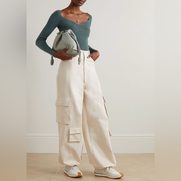 SKIN
Meg ribbed cotton-blend top sz M - Picture 2 of 4